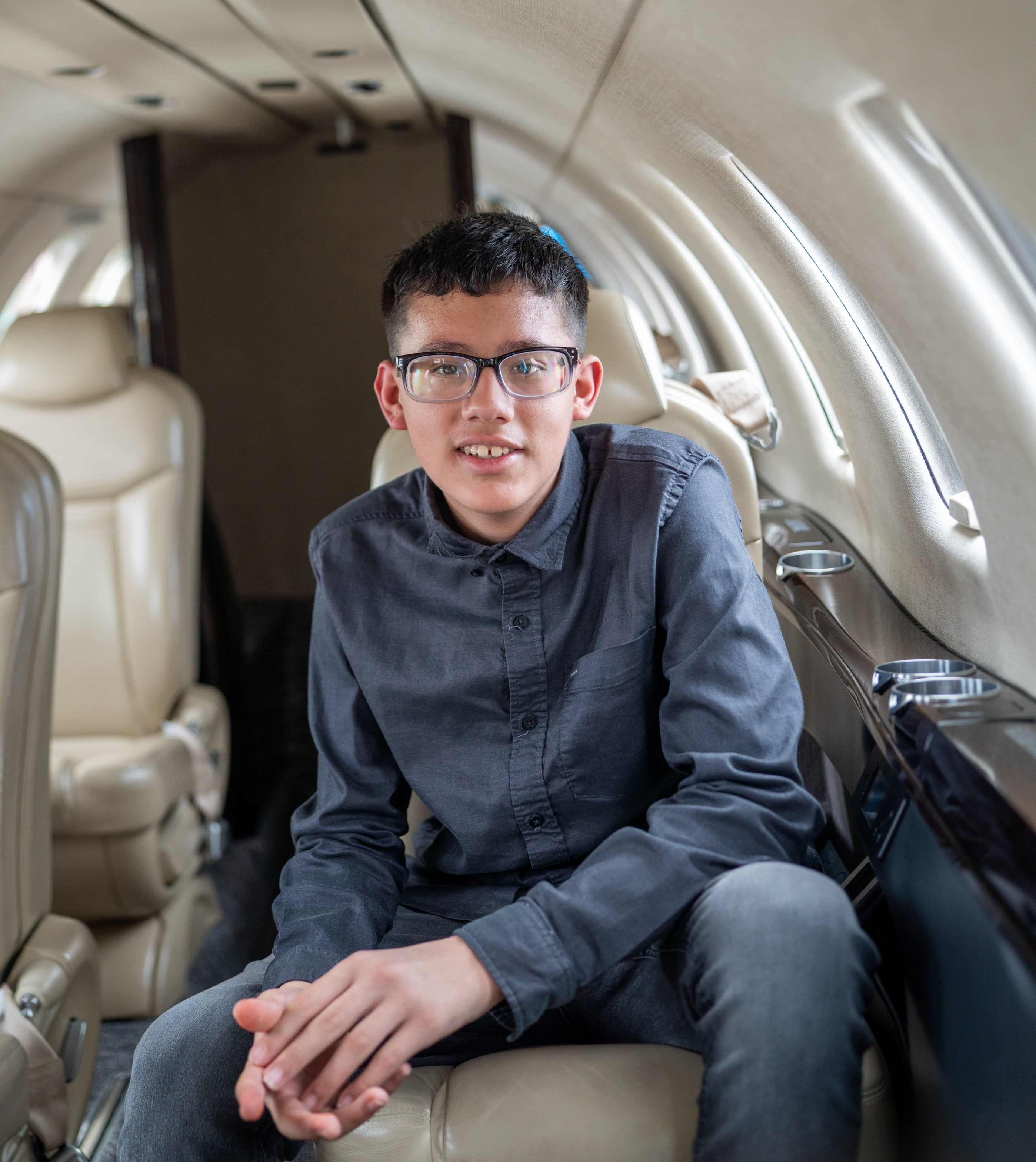 Samuel in plane