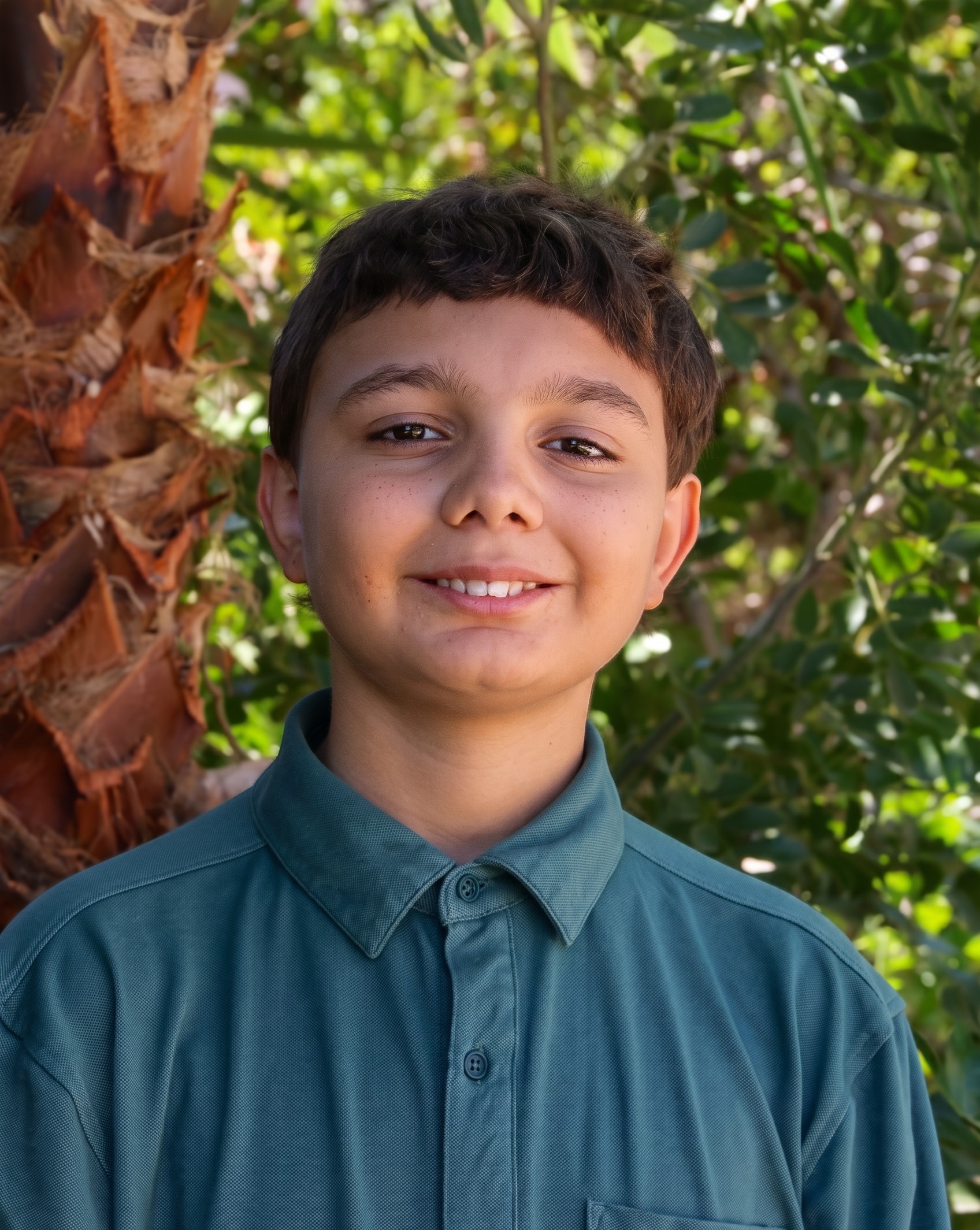 Ethen with tree in background