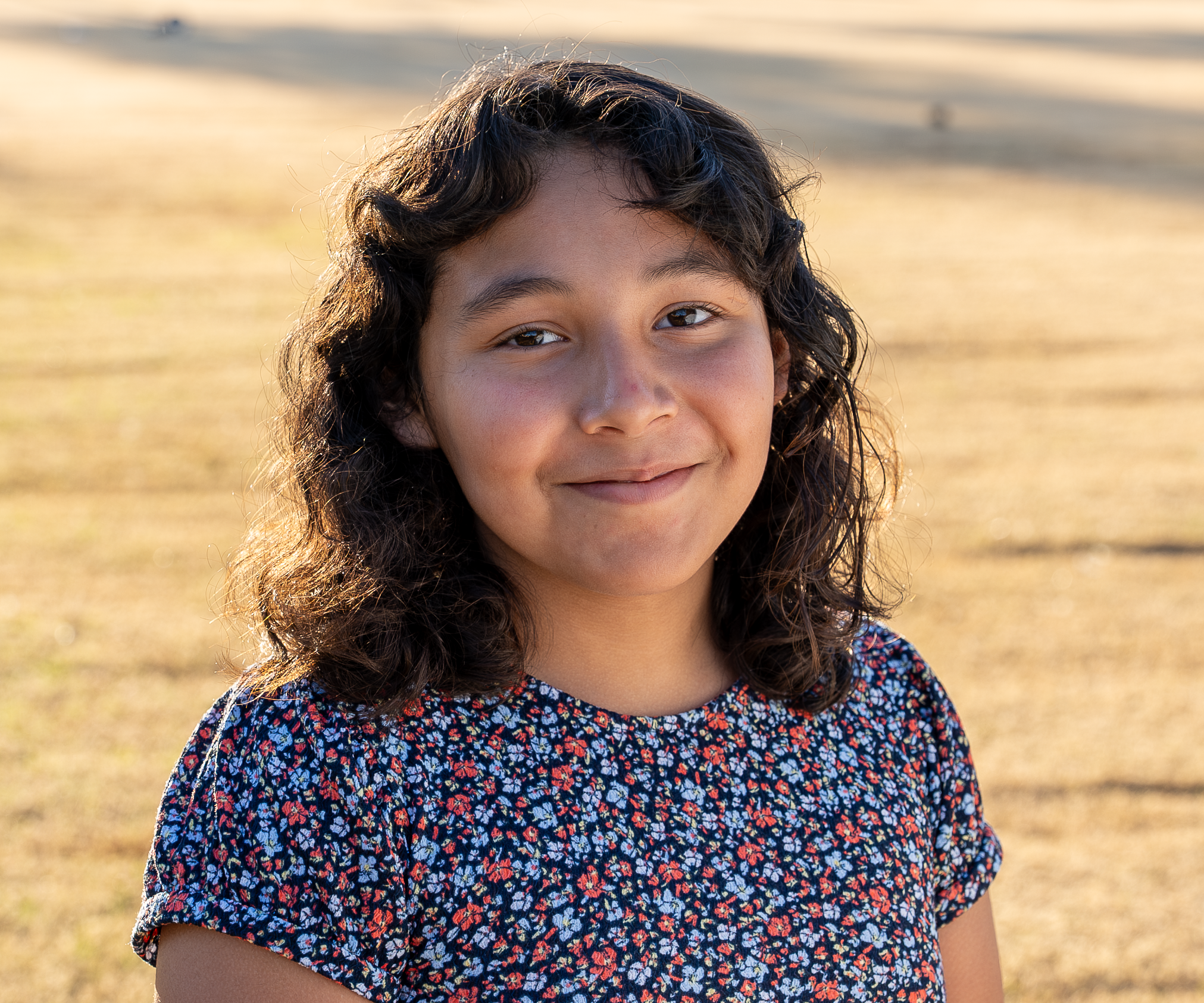 Adrianna smiling