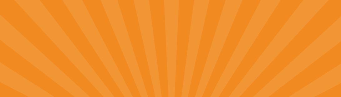 Graphic with rays extending outward